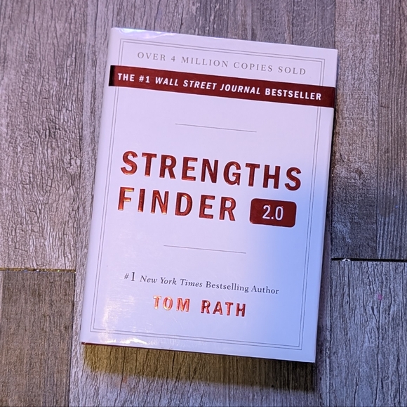 StrengthsFinder 2.0 by Tom Rath - Red and White Cover - Picture 1 of 3